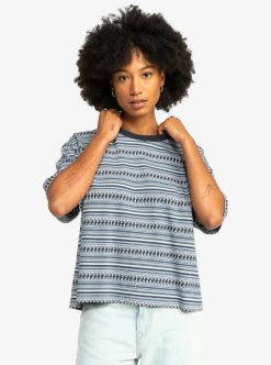 Quiksilver Uni - T-Shirt Court Pour Femme | Tops